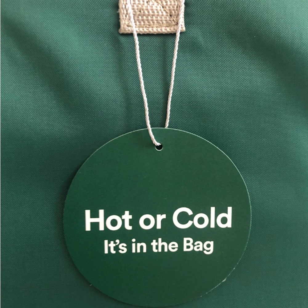WHOLE FOODS MARKET Green Reusable Insulated Hot or Cold Shopping Slim Tote - Picture 7 of 9